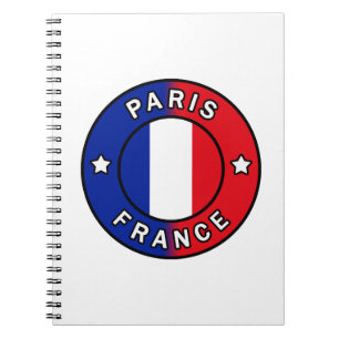 Paris Frankrike Anteckningsbok