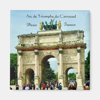 Paris Frankrike - Arc de Triomphe du Carrousel Magnet