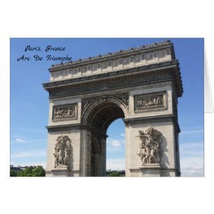 Paris Frankrike Arc De Triomphe OBS Kort