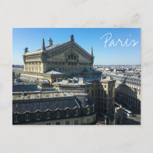 Paris Frankrike Architecture Fransk Cityscape Vykort