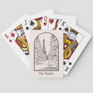 Paris, Frankrike Bröllop Casinokort