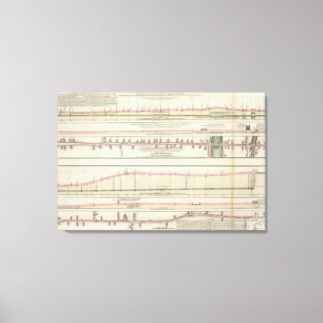 Paris, Frankrike Canvastryck (Framsida)