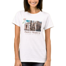 PARIS, Frankrike. Eiffel, Louvre, Arc de Triomphe