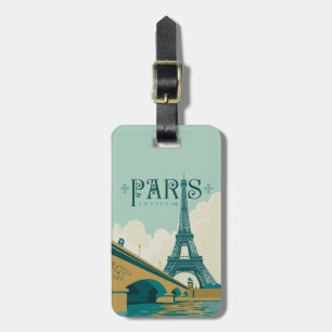 Paris Frankrike - Eiffel Torn Bagagebricka