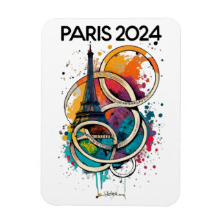 Paris Frankrike Eiffel Torn Gift Magnet