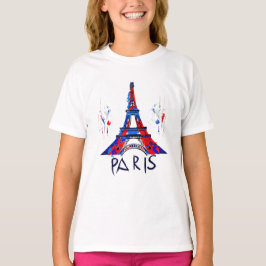 Paris Frankrike Eiffel Torn Gift T Shirt