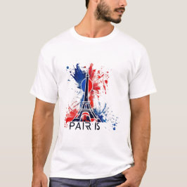Paris Frankrike Eiffel Torn Gift T Shirt