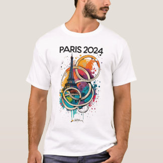Paris Frankrike Eiffel Torn Gift T Shirt