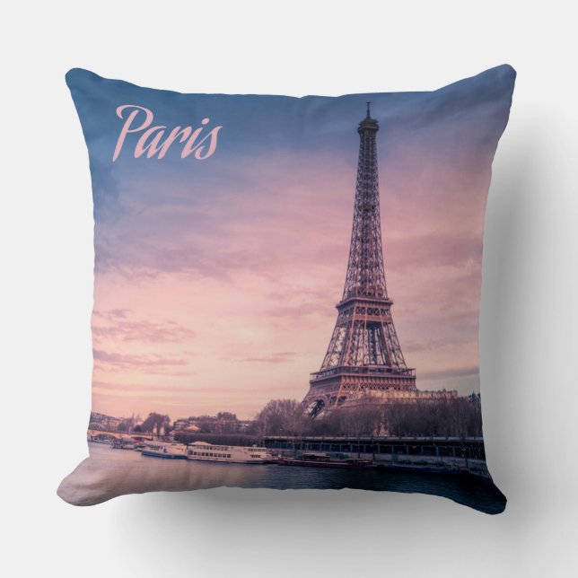 Paris Frankrike eiffel torn Kudde (Framsida)