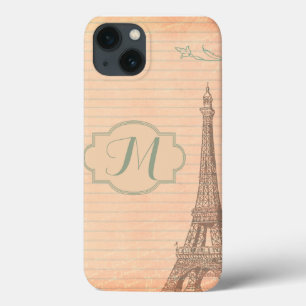 Paris Frankrike Eiffel Torn Monogram IPAD Air Case