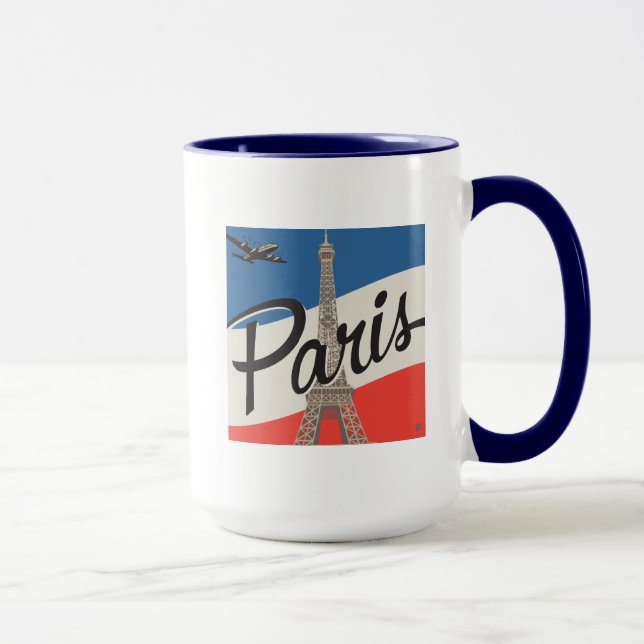 Paris Frankrike | Eiffel Torn Mugg (Höger)