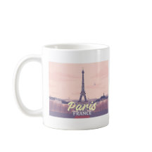 Paris Frankrike Eiffel Torn Pastel Travel Design