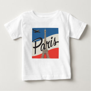 Paris Frankrike Eiffel Torn T Shirt