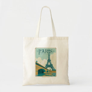 Paris Frankrike - Eiffel Torn Tygkasse