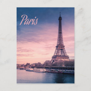 Paris Frankrike eiffel torn Vykort