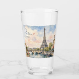 Paris Frankrike Eiffeltornet floden Seine Glaskopp