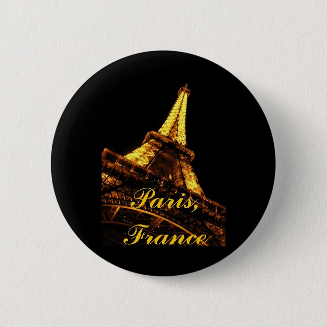 Paris, Frankrike, Eiffeltornet, Knapp (Framsida)