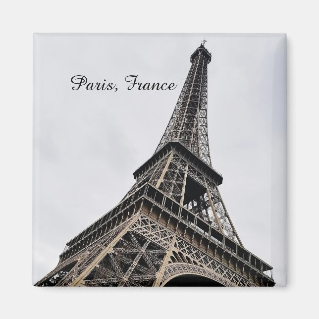 Paris, Frankrike - Eiffeltornet Magnet (Framsidan)