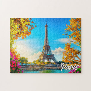 Paris, Frankrike Eiffeltornet Pussel