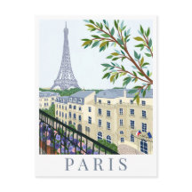 Paris Frankrike Eiffeltornet Resa Illustration