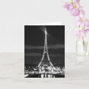 PARIS Frankrike EIFFELTORNET Staden av ljus vykort