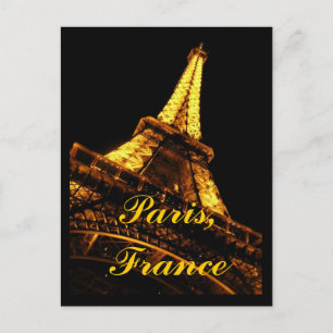 Paris Frankrike Eiffeltornet vykort