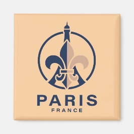 Paris Frankrike Europa Magnet