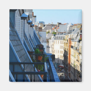 Paris Frankrike-gator från tak-toppen Magnet