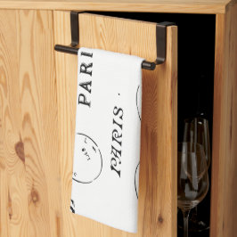 Paris Frankrike Gifts and Souvenirs Kökshandduk