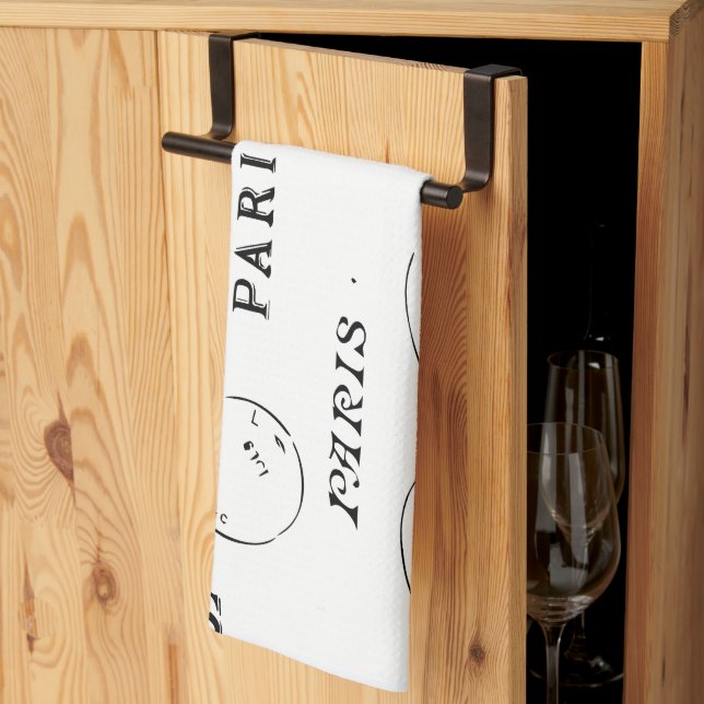 Paris Frankrike Gifts and Souvenirs Kökshandduk (Thirds Fold)