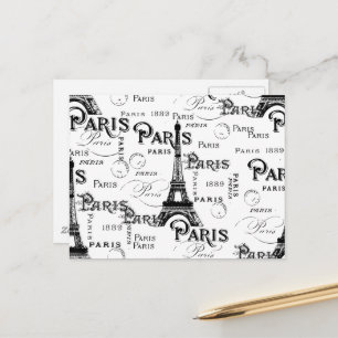 Paris Frankrike Gifts and Souvenirs Vykort