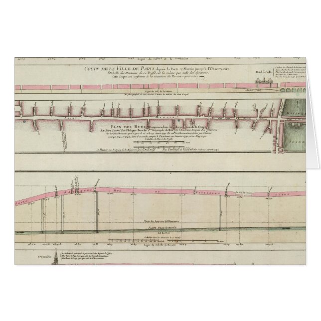 Paris, Frankrike Hälsningskort (Framsidan Horizontal)