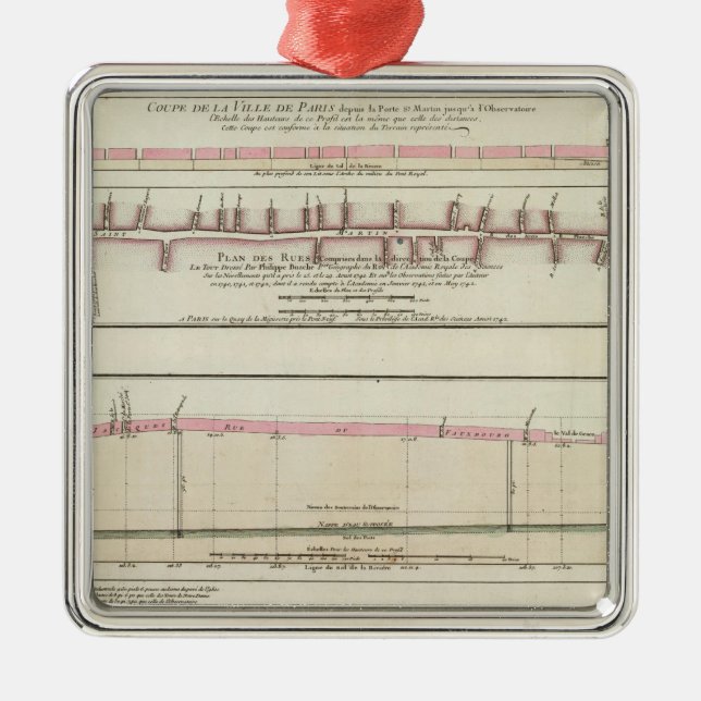 Paris frankrike julgransprydnad metall (Framsidan)