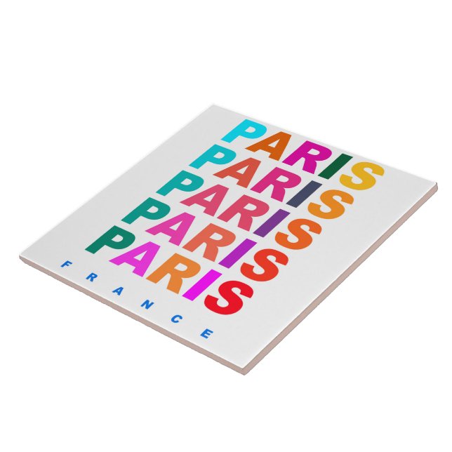 Paris Frankrike Kakelplatta (Sidan)