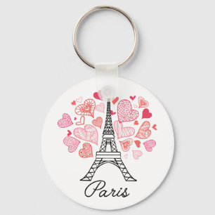 Paris, Frankrike Kärlek Nyckelring