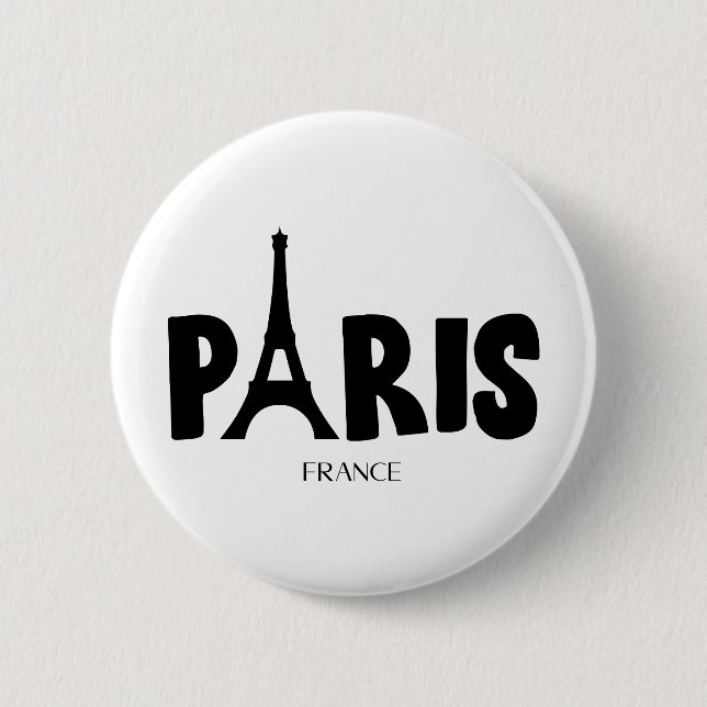 Paris Frankrike  Knapp (Framsida)