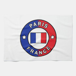Paris Frankrike Kökshandduk