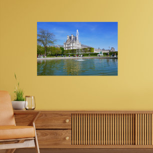 Paris. Frankrike. Lovre. Poster