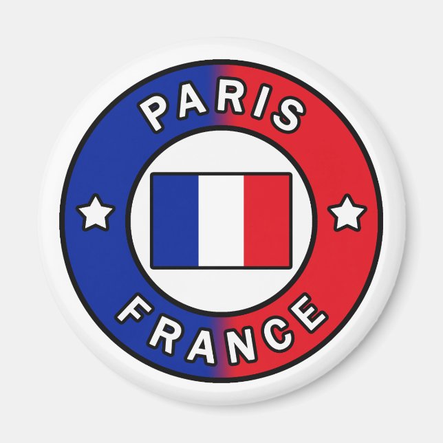 Paris Frankrike Magnet (Framsidan)