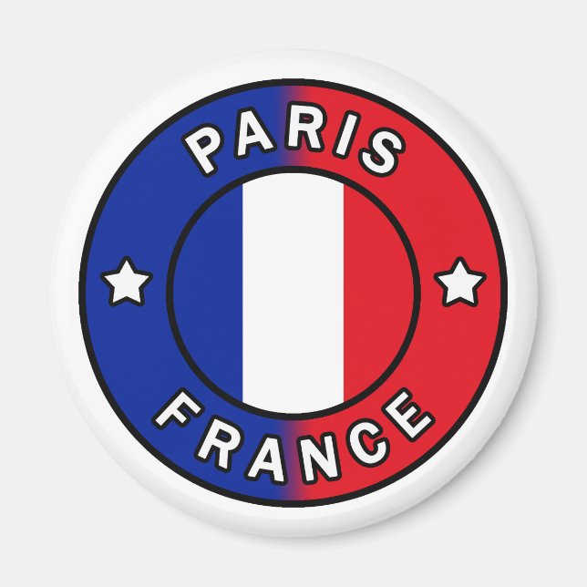 Paris Frankrike Magnet (Framsidan)