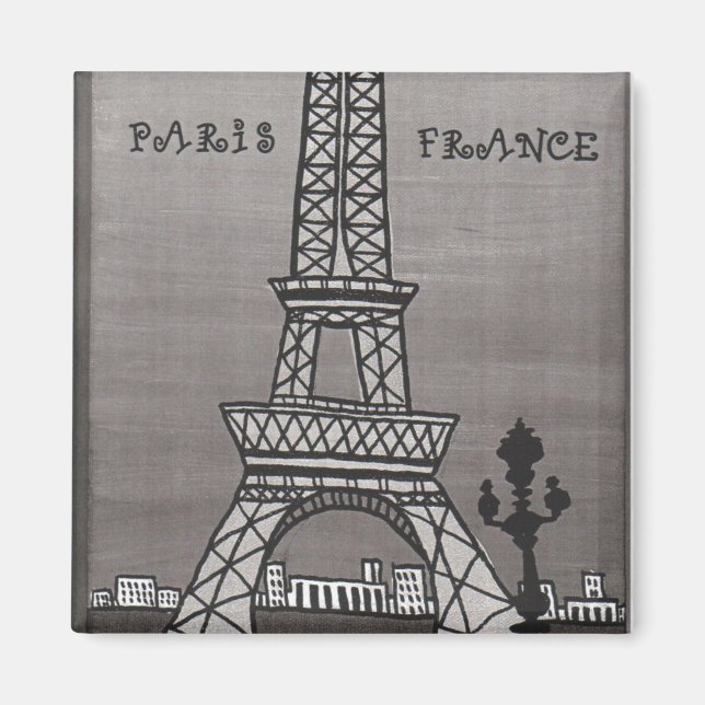 Paris Frankrike Magnet (Framsidan)