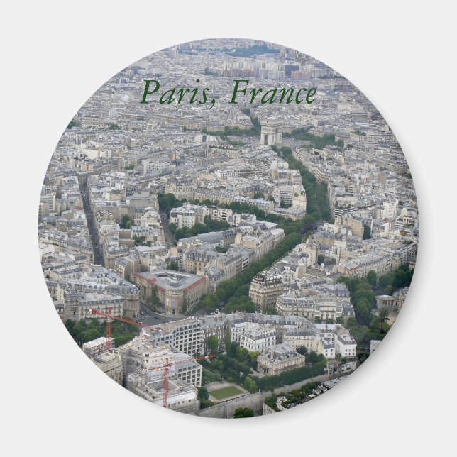 Paris, Frankrike Magnet (Framsidan)