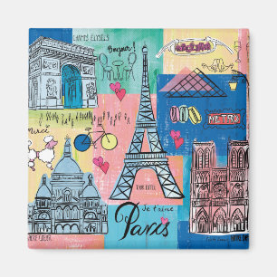 Paris, Frankrike Magnet