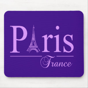Paris Frankrike mousepad Musmatta