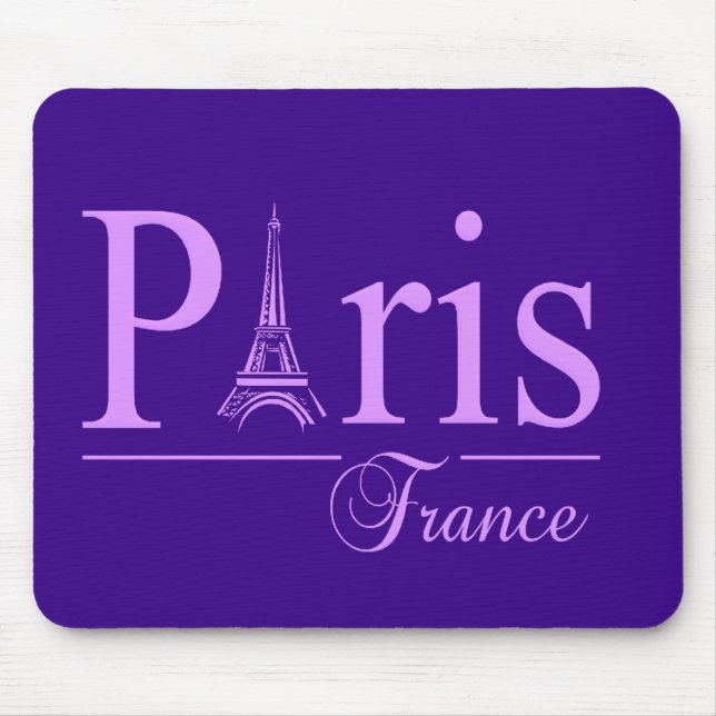 Paris Frankrike mousepad Musmatta (Framsidan)