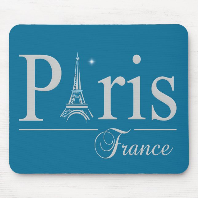 Paris Frankrike mousepad Musmatta (Framsidan)