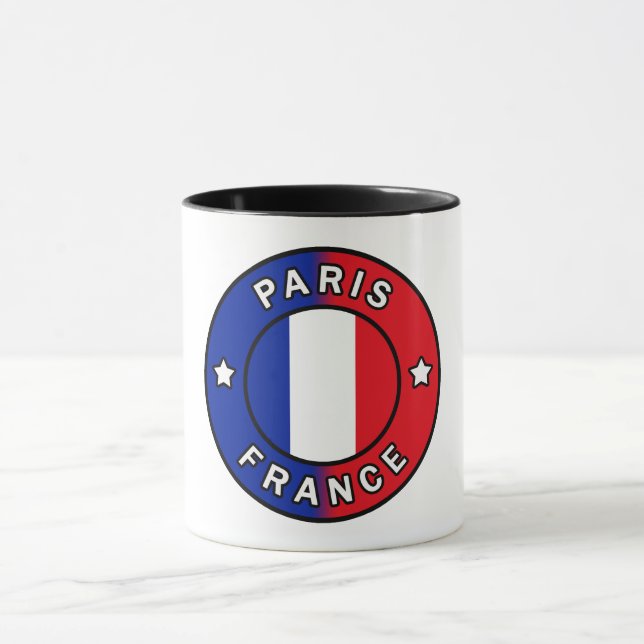Paris Frankrike Mugg (Center)