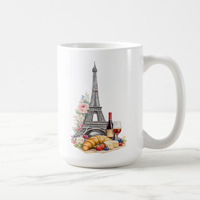Paris Frankrike Mugg (Höger)