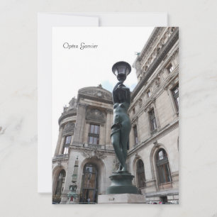 Paris. Frankrike. Palais Garnier Inbjudningar