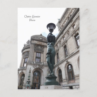 Paris. Frankrike. Palais Garnier Vykort